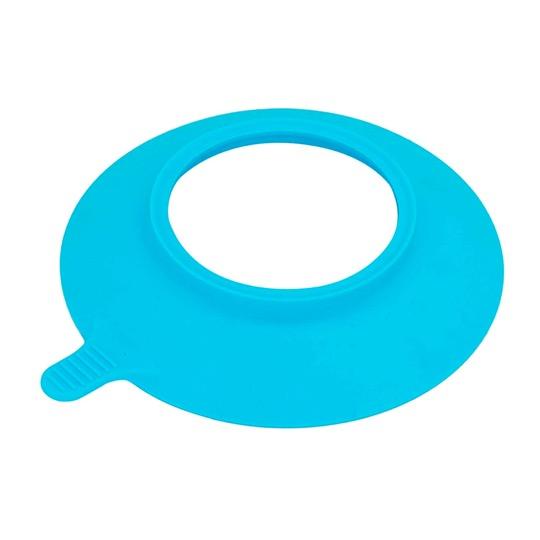Plate Silicone Suction Rings bamboo bamboo Blue