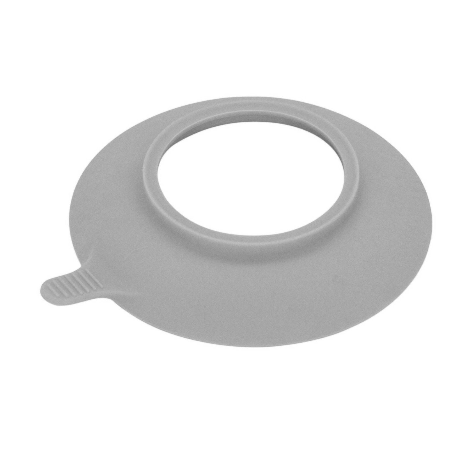 Plate Silicone Suction Rings bamboo bamboo Grey