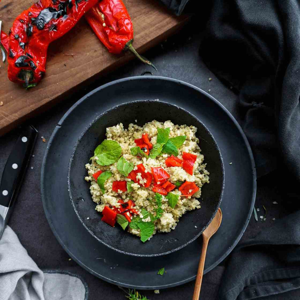 Stuffed Mini Peppers with Quinoa