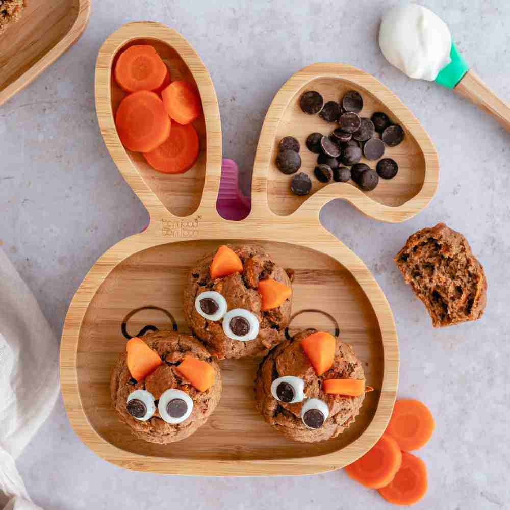 BUNNY CARROT CAKE MUFFINS